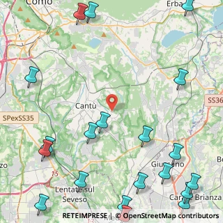 Mappa Via Monte Nero, 22063 Cantù CO, Italia (6.864)