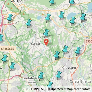 Mappa Via Monte Nero, 22063 Cantù CO, Italia (6.2385)