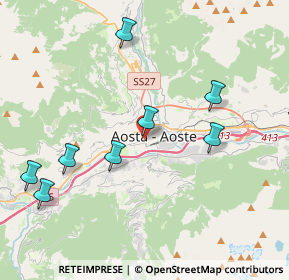 Mappa Via Xavier De, 11100 Aosta AO, Italia (5.40545)