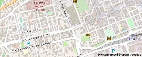 Mappa Aosta