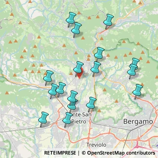 Mappa Via Don Minzoni, 24030 Almenno San Bartolomeo BG, Italia (4.22176)