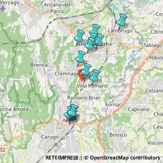 Mappa Via alla Selva, 22044 Inverigo CO, Italia (1.76077)