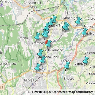 Mappa Via Enrico Fermi, 22044 Inverigo CO, Italia (1.90588)