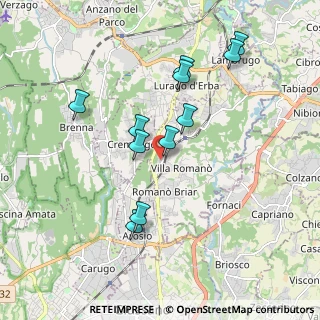 Mappa Via alla Selva, 22044 Inverigo CO, Italia (1.76818)