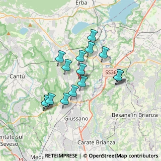 Mappa Via alla Selva, 22044 Inverigo CO, Italia (3.0575)
