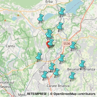 Mappa Via alla Selva, 22044 Inverigo CO, Italia (4.04214)