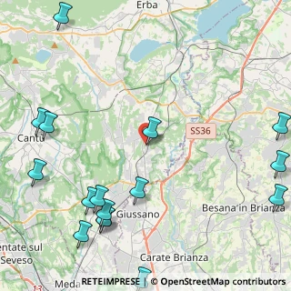 Mappa Via Enrico Fermi, 22044 Inverigo CO, Italia (6.21688)