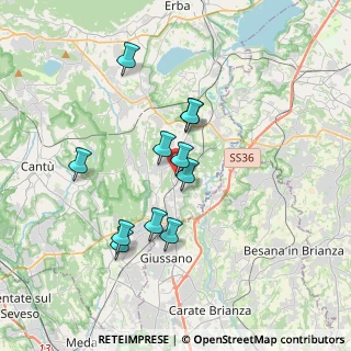 Mappa Via alla Selva, 22044 Inverigo CO, Italia (3.06182)