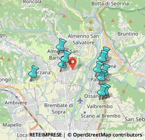 Mappa Via Cà Cristallo, 24030 Almenno San Bartolomeo BG, Italia (1.51636)