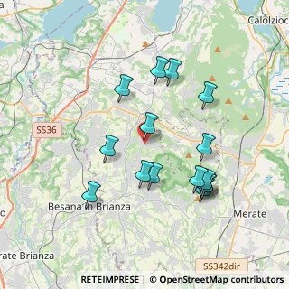 Mappa Via Teresa Prevosti, 23896 Sirtori LC, Italia (3.588)