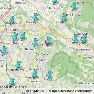 Mappa Via Teresa Prevosti, 23896 Sirtori LC, Italia (2.99563)