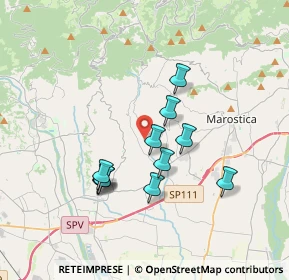 Mappa Via Costavernese, 36060 Molvena VI, Italia (3.02)