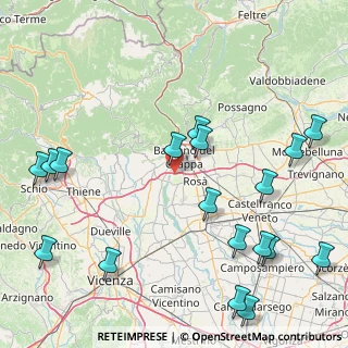 Mappa Via delle Viole, 36061 Bassano del Grappa VI, Italia (21.88722)