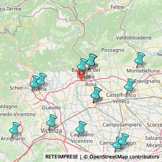 Mappa Via delle Viole, 36061 Bassano del Grappa VI, Italia (19.51643)