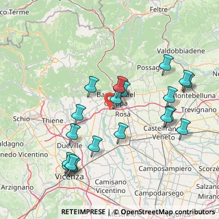 Mappa Via delle Viole, 36061 Bassano del Grappa VI, Italia (16.008)