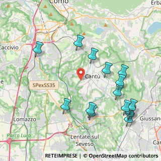 Mappa CORSO EUROPA 23 CC CANTU' 2000 - LOC, 22063 Cantù CO, Italia (4.696)