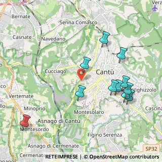 Mappa CORSO EUROPA 23 CC CANTU' 2000 - LOC, 22063 Cantù CO, Italia (2.13909)