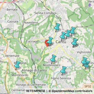 Mappa Centro commerciale Bennet Cantù, 22063 Cantù CO, Italia (2.32417)
