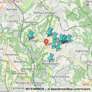 Mappa CORSO EUROPA 23 CC CANTU' 2000 - LOC, 22063 Cantù CO, Italia (1.30308)