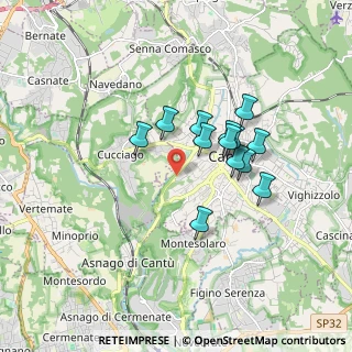 Mappa Centro commerciale Bennet Cantù, 22063 Cantù CO, Italia (1.37077)