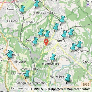 Mappa CORSO EUROPA 23 CC CANTU' 2000 - LOC, 22063 Cantù CO, Italia (2.58118)