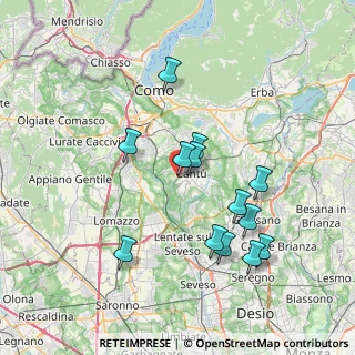 Mappa Centro commerciale Bennet Cantù, 22063 Cantù CO, Italia (7.03)