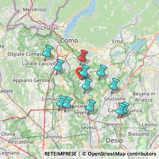 Mappa Centro commerciale Bennet Cantù, 22063 Cantù CO, Italia (6.6625)