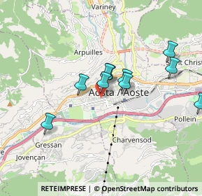Mappa Corso Battaglione Aosta, 11100 Aosta AO, Italia (1.78)