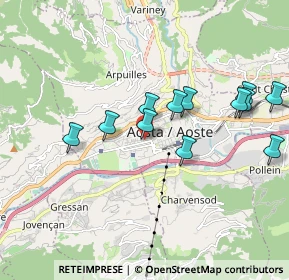 Mappa Corso Battaglione Aosta, 11100 Aosta AO, Italia (1.78667)