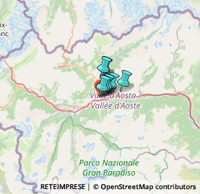 Mappa Corso Battaglione Aosta, 11100 Aosta AO, Italia (21.37417)