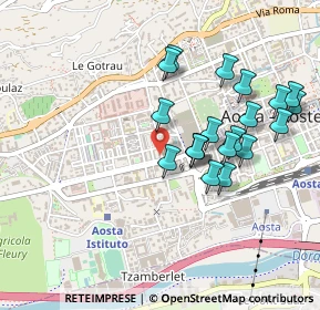 Mappa Corso Battaglione Aosta, 11100 Aosta AO, Italia (0.4395)
