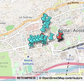 Mappa Corso Battaglione Aosta, 11100 Aosta AO, Italia (0.275)