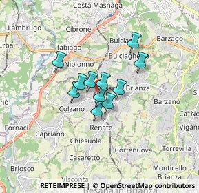 Mappa Via Indipendenza, 20837 Veduggio Con Colzano MB, Italia (1.01364)