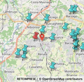 Mappa Via Indipendenza, 20837 Veduggio Con Colzano MB, Italia (2.5085)