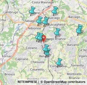 Mappa Via Indipendenza, 20837 Veduggio Con Colzano MB, Italia (1.76917)