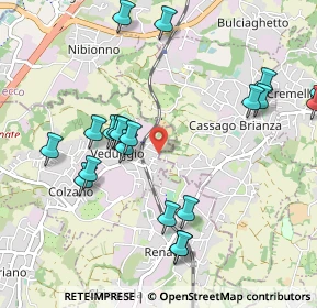 Mappa Via Indipendenza, 20837 Veduggio Con Colzano MB, Italia (1.111)