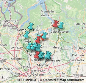 Mappa Via Indipendenza, 20837 Veduggio Con Colzano MB, Italia (11.4105)