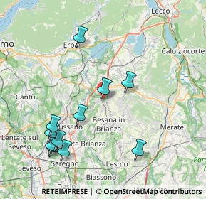 Mappa Via Indipendenza, 20837 Veduggio Con Colzano MB, Italia (8.60909)