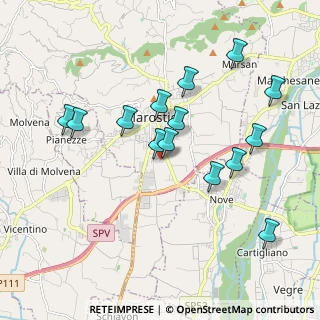 Mappa Via Guglielmo Marconi, 36063 Marostica VI, Italia (1.84571)