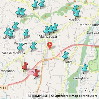 Mappa Via Guglielmo Marconi, 36063 Marostica VI, Italia (2.832)