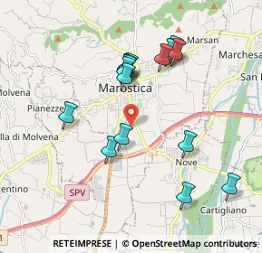 Mappa Via Guglielmo Marconi, 36063 Marostica VI, Italia (1.78467)