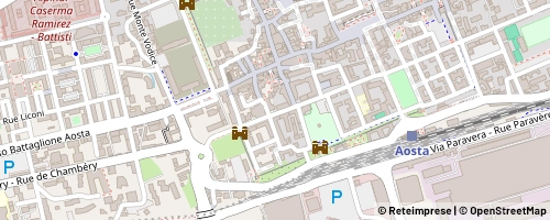 Mappa Aosta