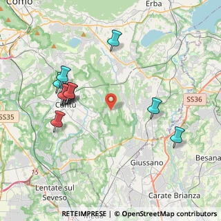 Mappa Via Alcide De Gasperi, 22040 Brenna CO, Italia (4.07818)
