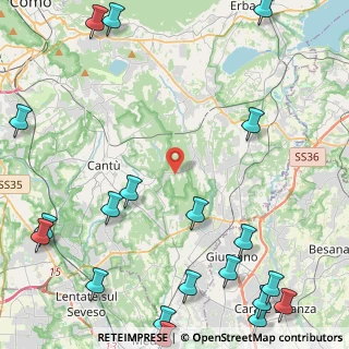 Mappa Via Alcide De Gasperi, 22040 Brenna CO, Italia (6.841)