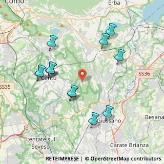 Mappa Via Alcide De Gasperi, 22040 Brenna CO, Italia (4.01308)