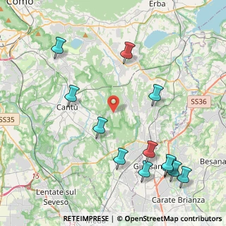 Mappa Via Alcide De Gasperi, 22040 Brenna CO, Italia (5.00667)