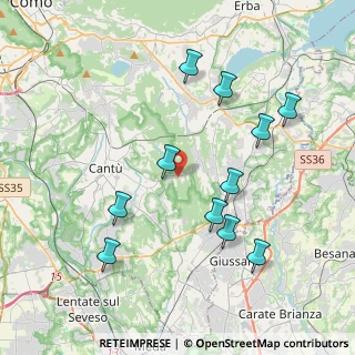 Mappa Via Alcide De Gasperi, 22040 Brenna CO, Italia (4.02455)