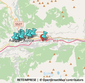Mappa Località autoporto, 11010 Pollein AO, Italia (3.47167)