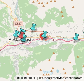 Mappa Località autoporto, 11010 Pollein AO, Italia (4.74846)