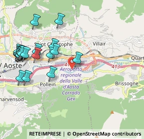 Mappa Località autoporto, 11010 Pollein AO, Italia (2.347)